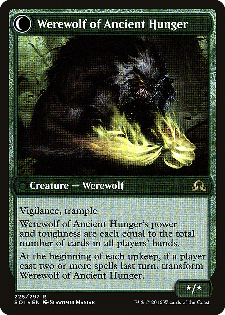 Sage of Ancient Lore (PRE-225) - Shadows over Innistrad Promos: (Double Faced Transform) Foil