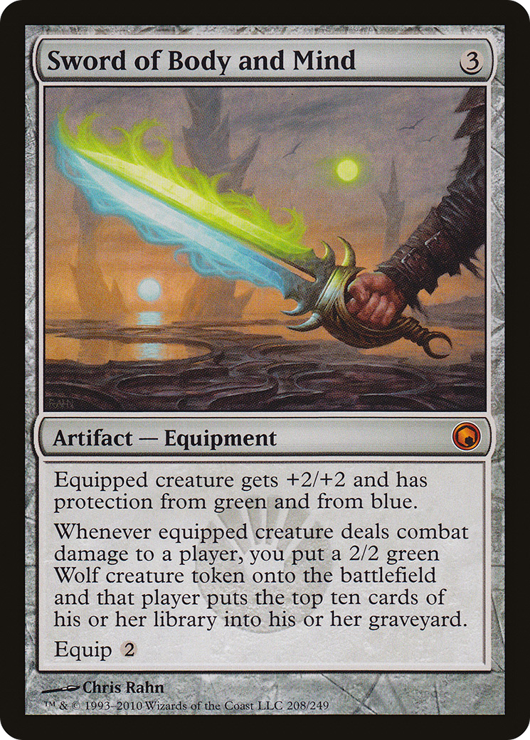 Sword of Body and Mind (SOM-208) - Scars of Mirrodin Foil