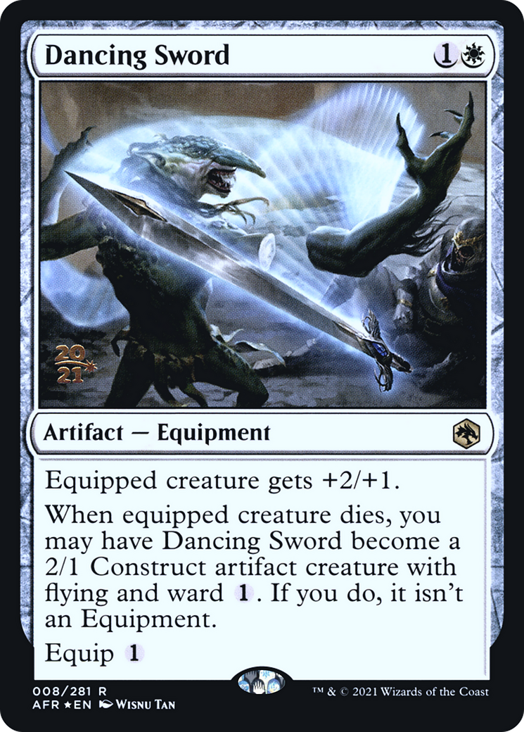 Dancing Sword (PRE-008) - Adventures in the Forgotten Realms Promos Foil