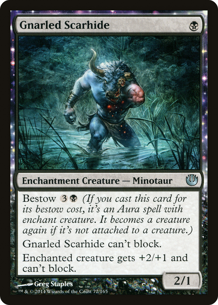 Gnarled Scarhide (JOU-072) - Journey into Nyx: (enchantment) Foil