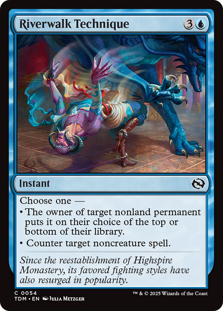 Riverwalk Technique (TDM-054) - Tarkir: Dragonstorm