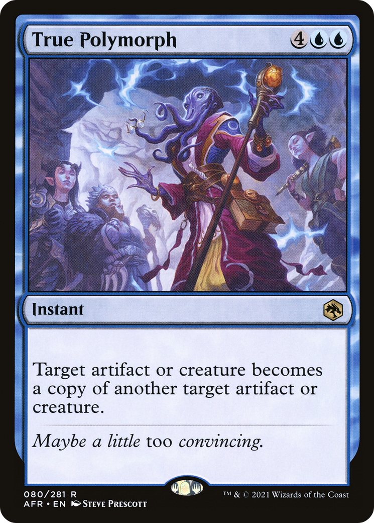 True Polymorph (AFR-080) - Adventures in the Forgotten Realms Foil