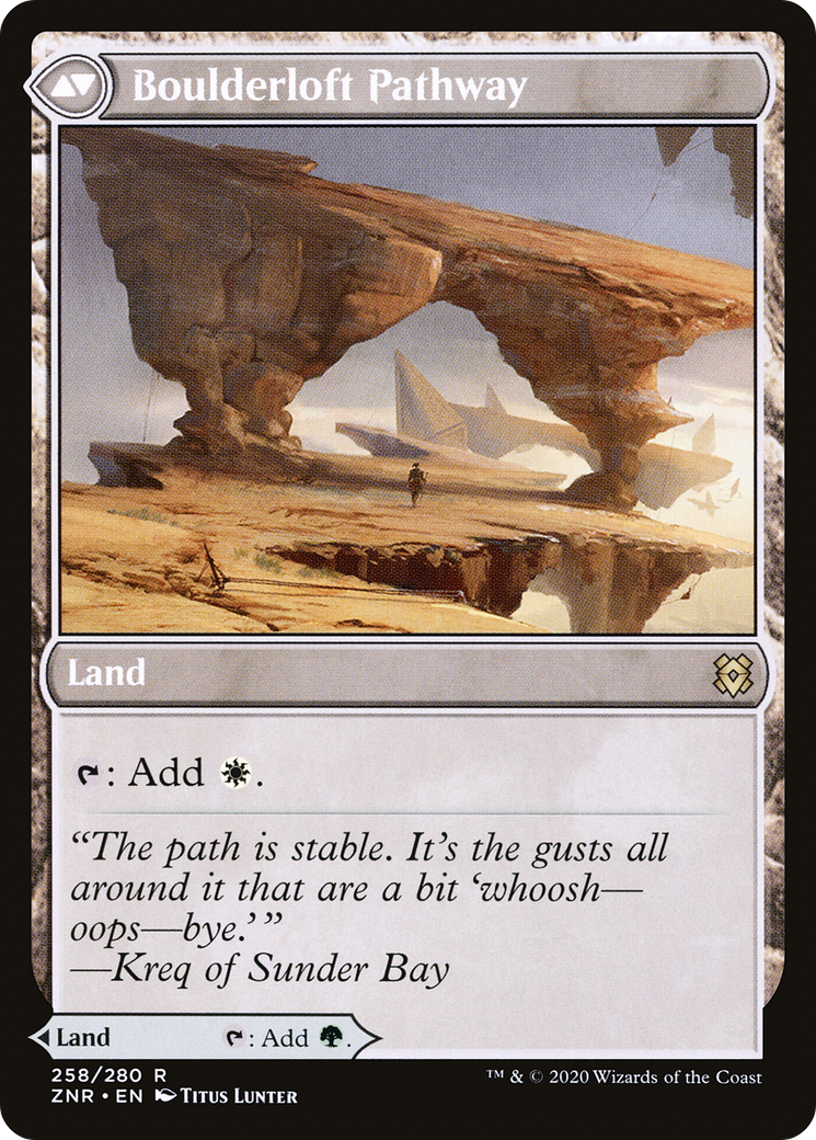 Branchloft Pathway (ZNR-258) - Zendikar Rising Foil