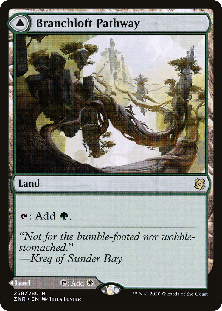 Branchloft Pathway (ZNR-258) - Zendikar Rising Foil