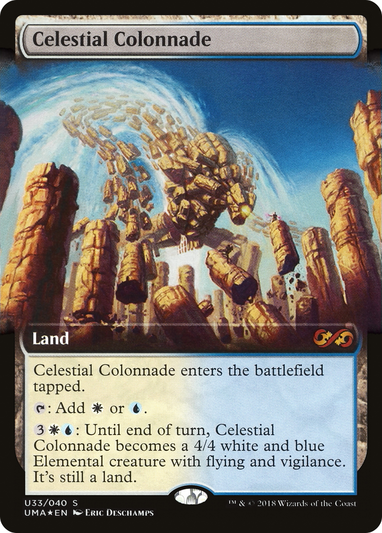 Celestial Colonnade (UMA:BT-U33) - Ultimate Box Topper: (Extended Art) Foil