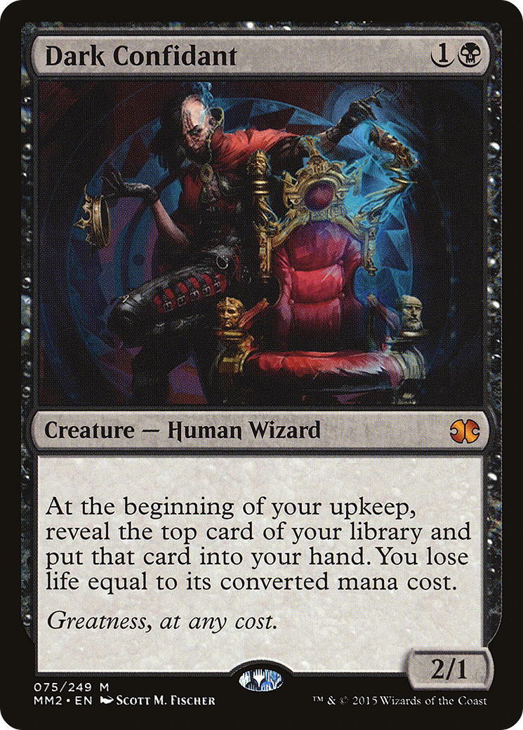 Dark Confidant (MM2-075) - Modern Masters 2015 Foil
