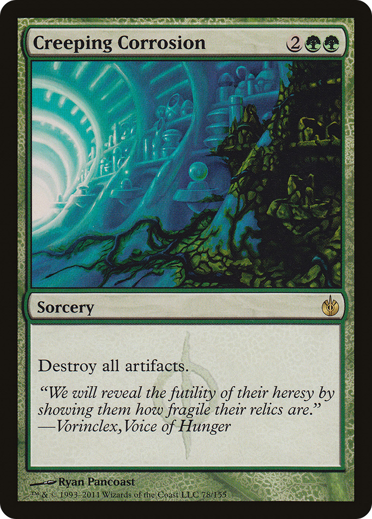 Creeping Corrosion (MBS-078) - Mirrodin Besieged