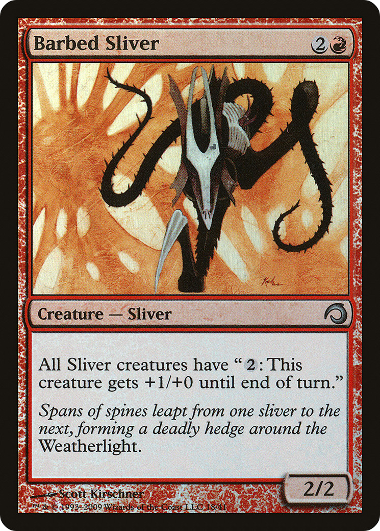 Barbed Sliver (PDS-018) - Premium Deck Series: Slivers Foil