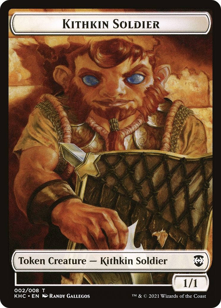 Kithkin Soldier (TKHC-002) - Kaldheim Commander Tokens