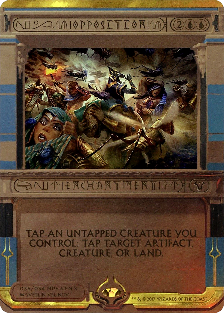 Opposition (MPS2-035) - Amonkhet Invocations (Borderless) Foil