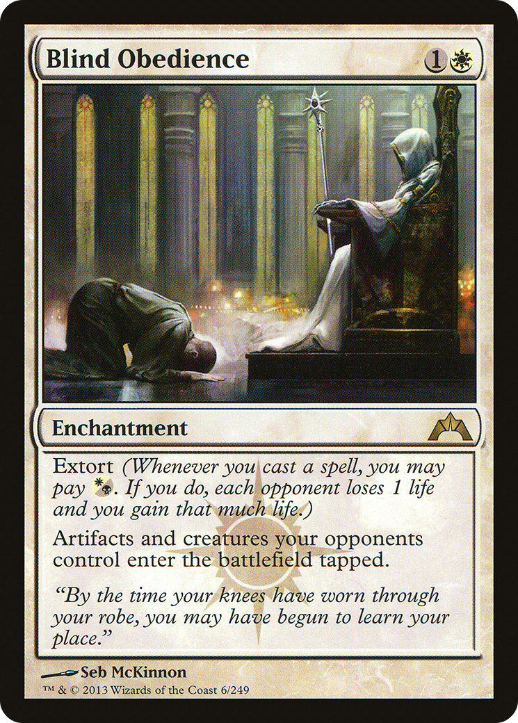 Blind Obedience (GTC-006) - Gatecrash Foil