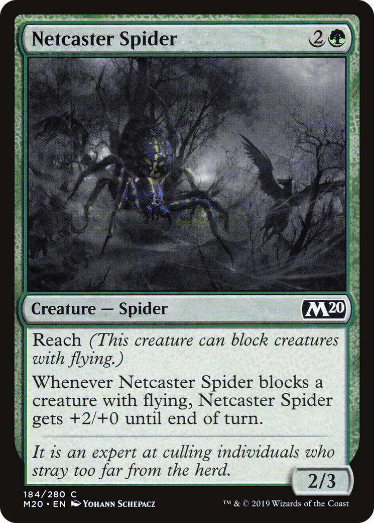 Netcaster Spider (M20-184) - Core Set 2020 Foil