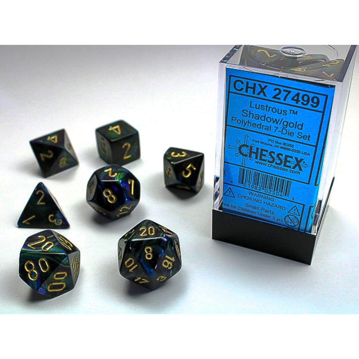 Chessex Polyhedral 7-Die Set - Lustrous
