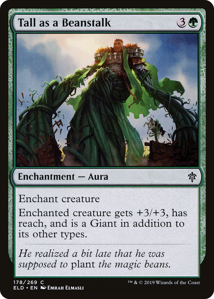 Tall as a Beanstalk (ELD-178) - Throne of Eldraine Foil