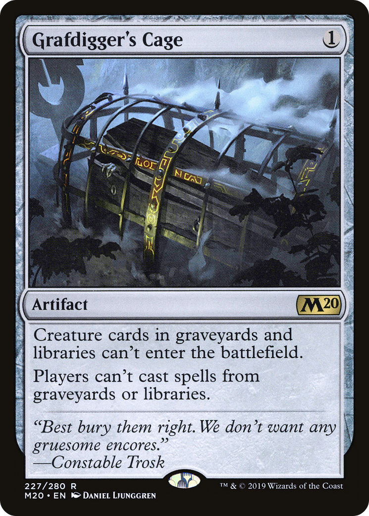 Grafdigger's Cage (M20-227) - Core Set 2020