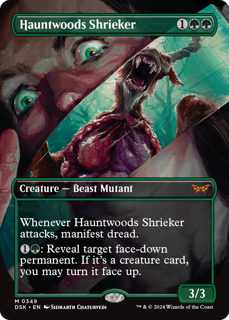 Hauntwoods Shrieker (Borderless) (DSK-349) - Duskmourn: House of Horror Foil