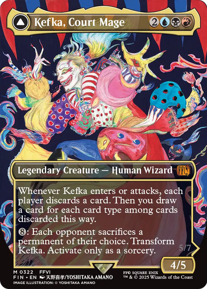 Kefka, Court Mage (0322) (Borderless) (FIN-322) - FINAL FANTASY