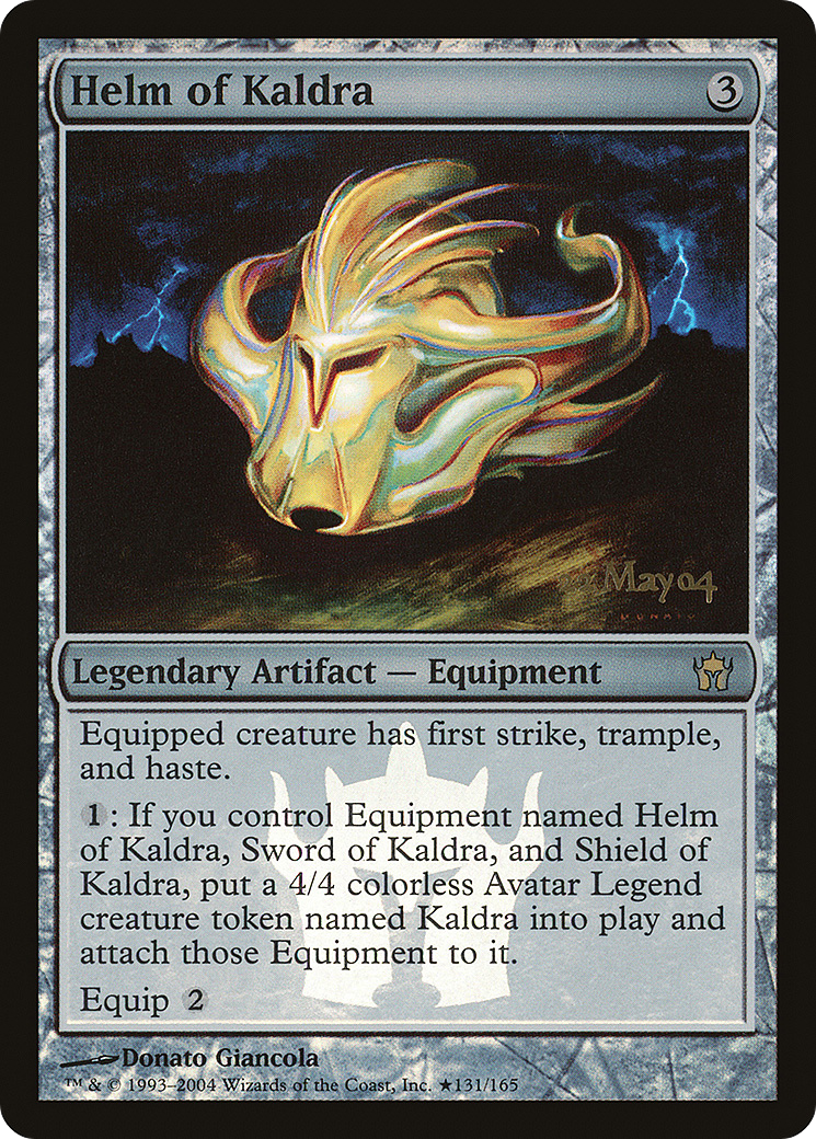 Helm of Kaldra (PRE-131) - Fifth Dawn Promos Foil