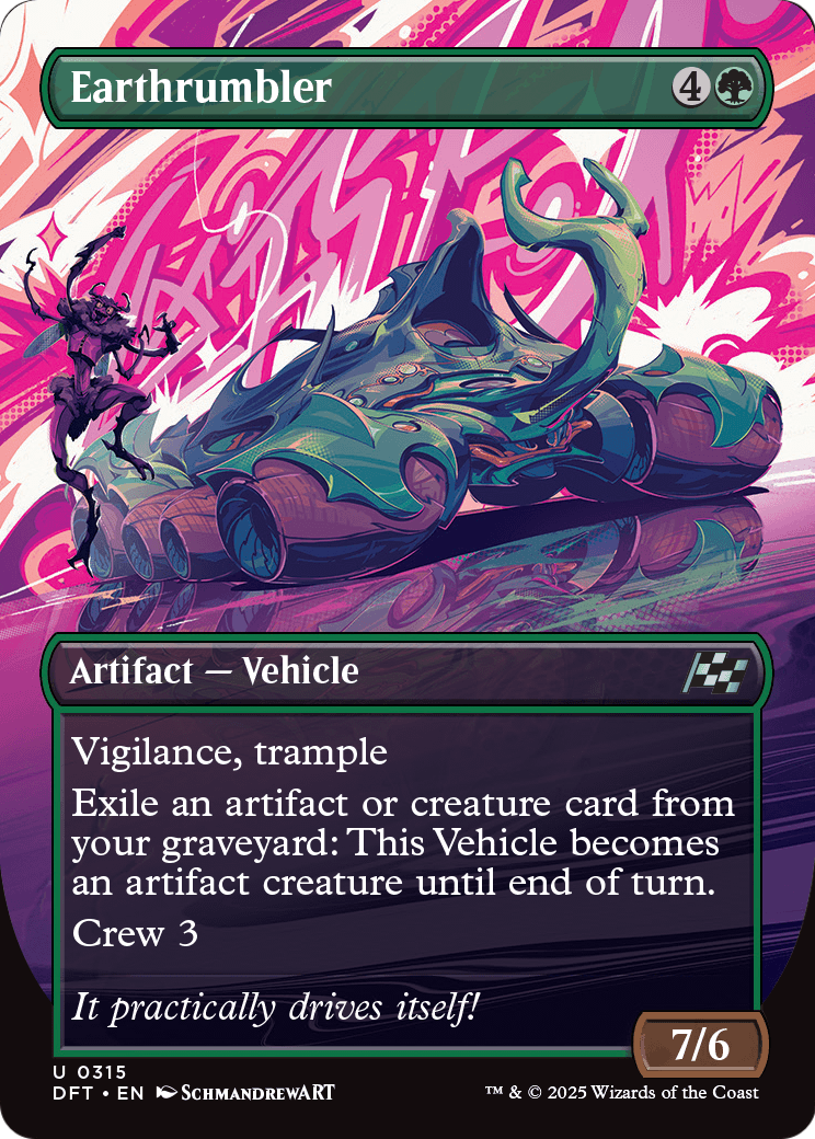 Earthrumbler (Borderless) (DFT-315) - Aetherdrift