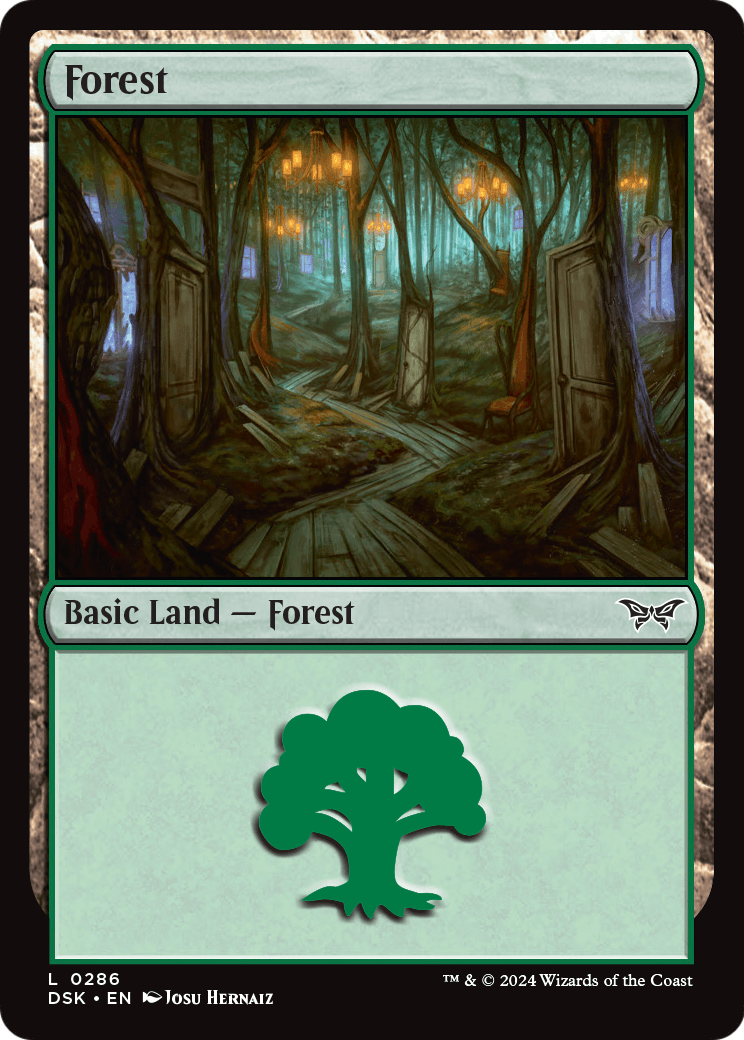 Forest (0286) (DSK-286) - Duskmourn: House of Horror Foil