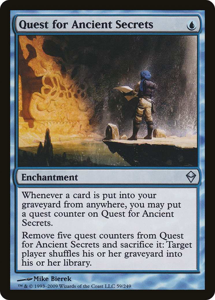 Quest for Ancient Secrets (ZEN-059) - Zendikar Foil
