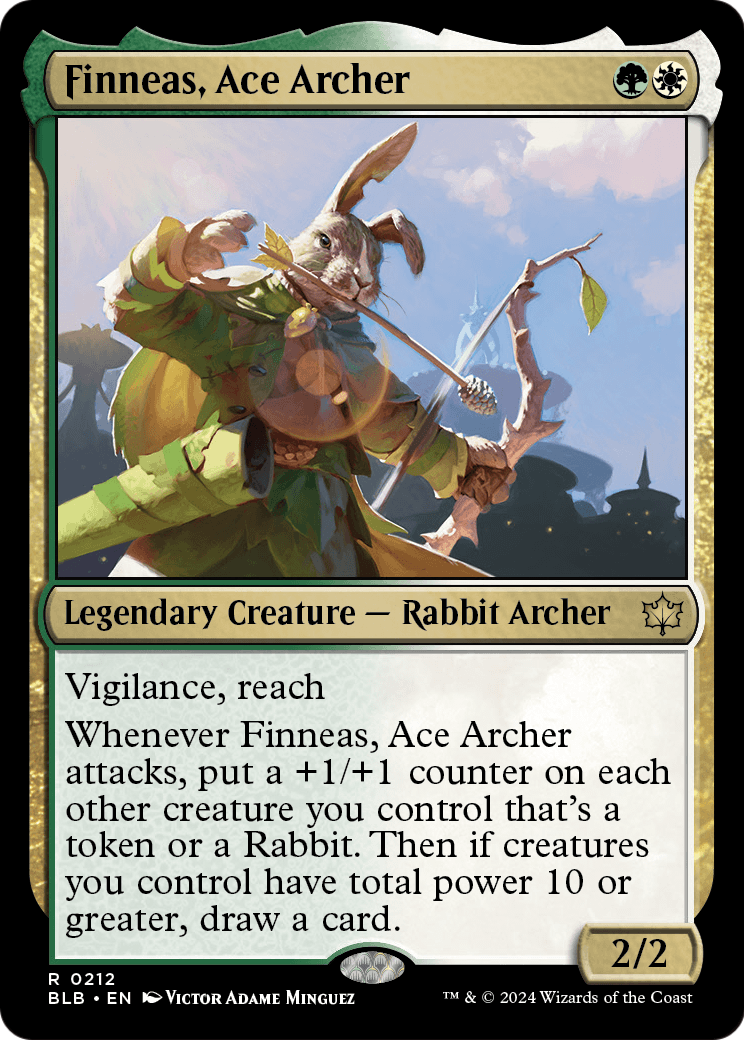 Finneas, Ace Archer (BLB-212) - Bloomburrow Foil