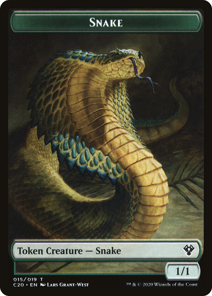 Snake (TC20-015) - Commander 2020 Tokens