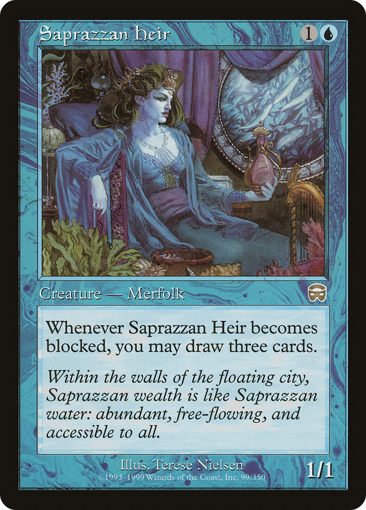 Saprazzan Heir (MMQ-099) - Mercadian Masques Foil