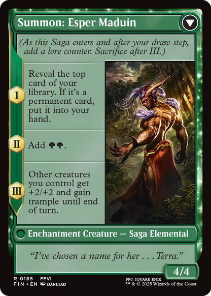 Esper Origins (FIN-185) - FINAL FANTASY: (enchantment) Foil