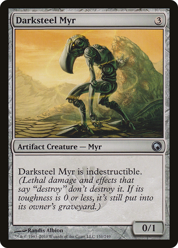 Darksteel Myr (SOM-151) - Scars of Mirrodin