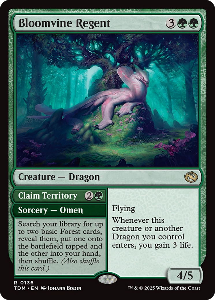 Bloomvine Regent (TDM-136) - Tarkir: Dragonstorm Foil