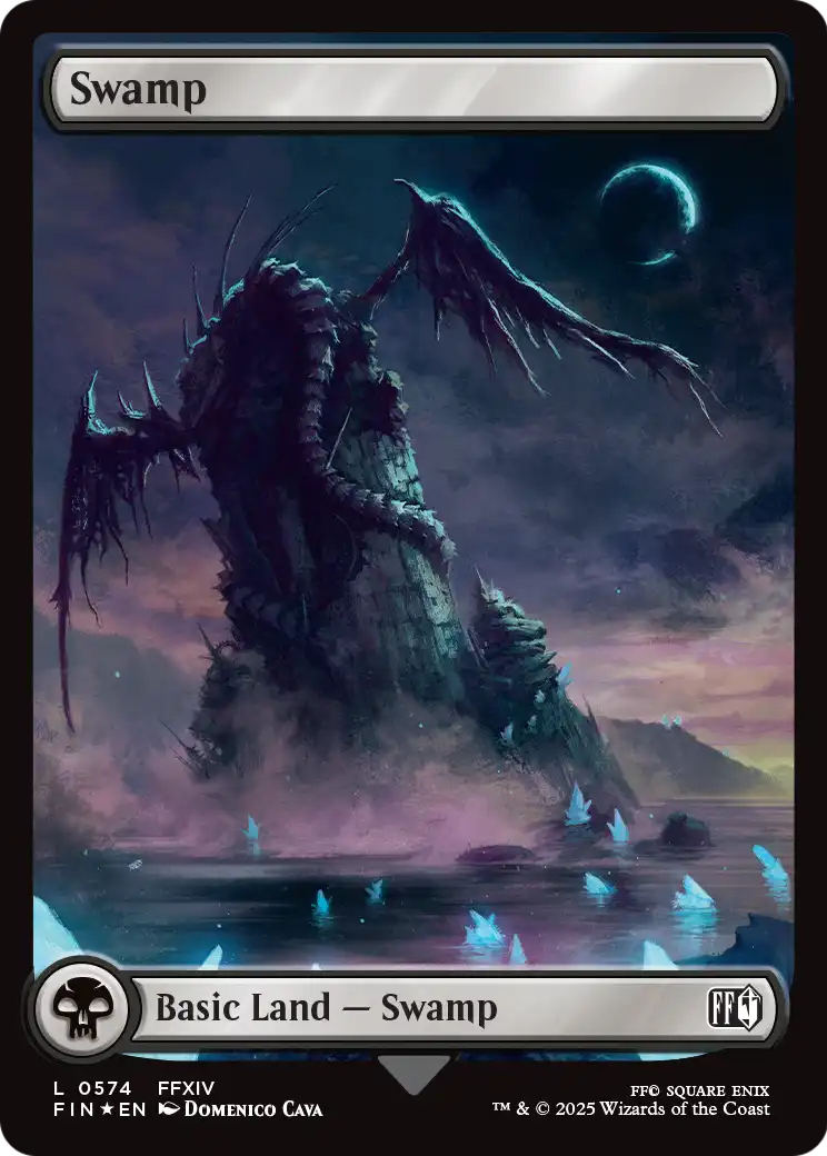Swamp (0574) (Surge Foil) (FIN-574) - FINAL FANTASY Foil