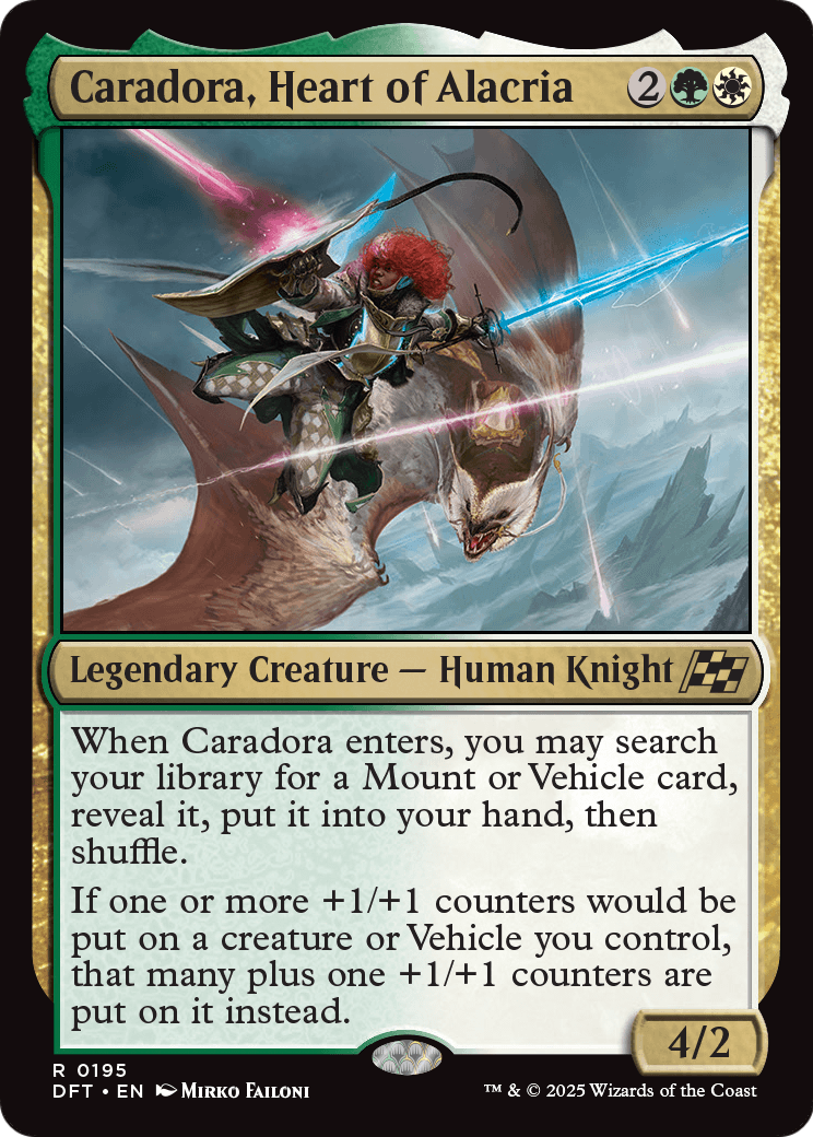 Caradora, Heart of Alacria (DFT-195) - Aetherdrift Foil