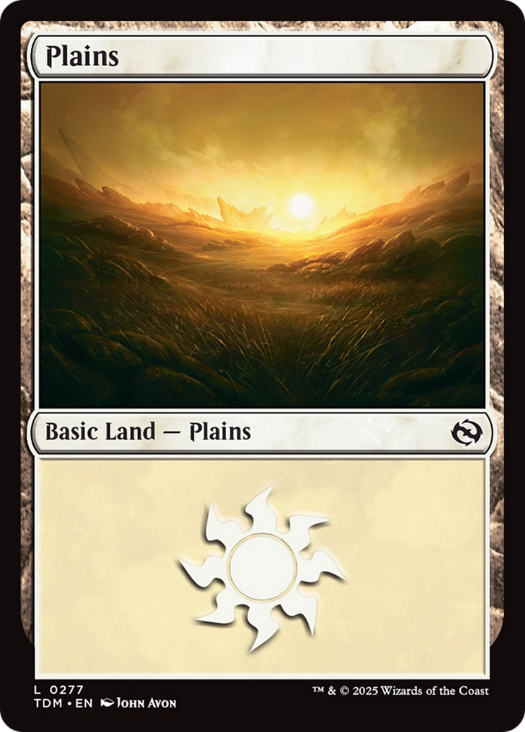 Plains (0277) (TDM-277) - Tarkir: Dragonstorm