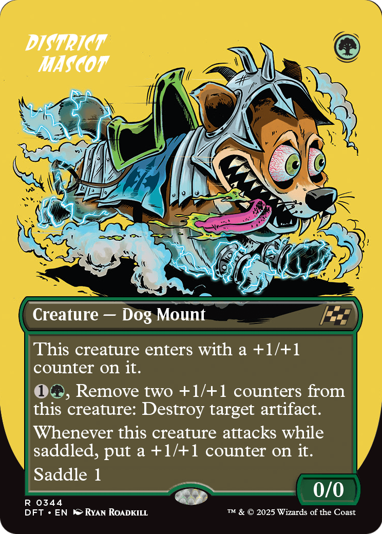 District Mascot (Borderless) (DFT-344) - Aetherdrift