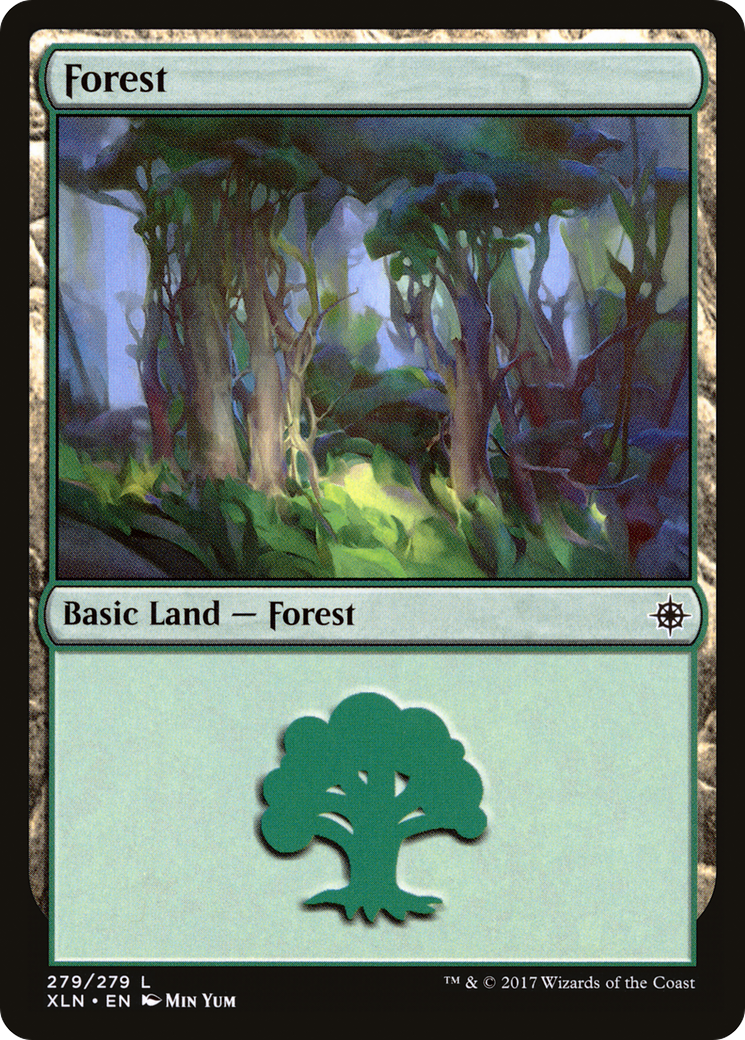 Forest (279) (XLN-279) - Ixalan Foil