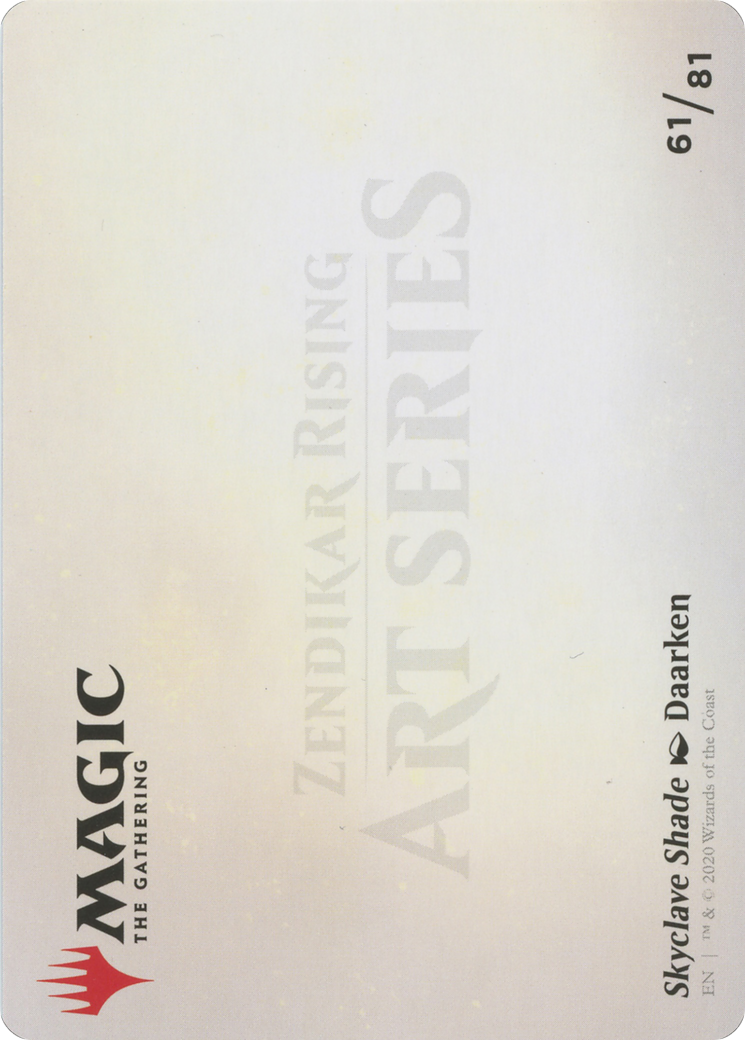 Skyclave Shade // Skyclave Shade (AZNR-061) - Zendikar Rising Art Series (Borderless)