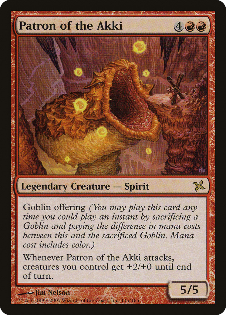 Patron of the Akki (BOK-115) - Betrayers of Kamigawa Foil