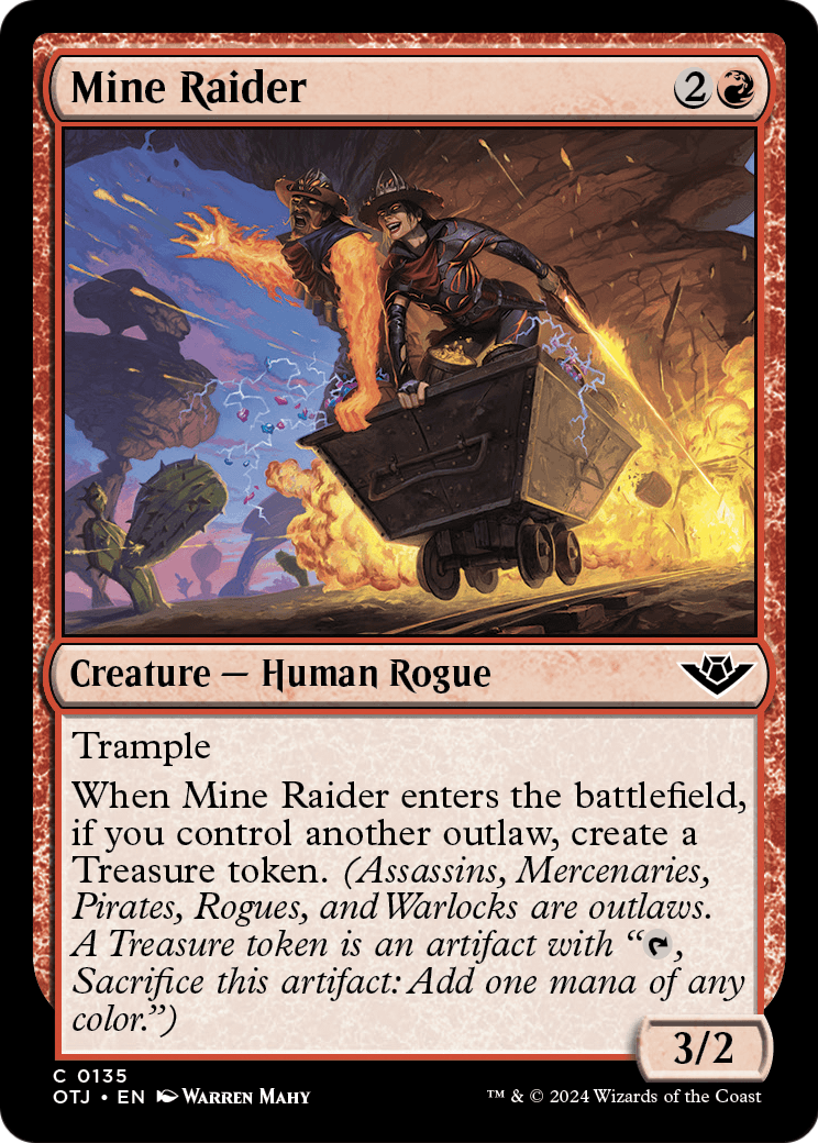 Mine Raider (OTJ-135) - Outlaws of Thunder Junction Foil