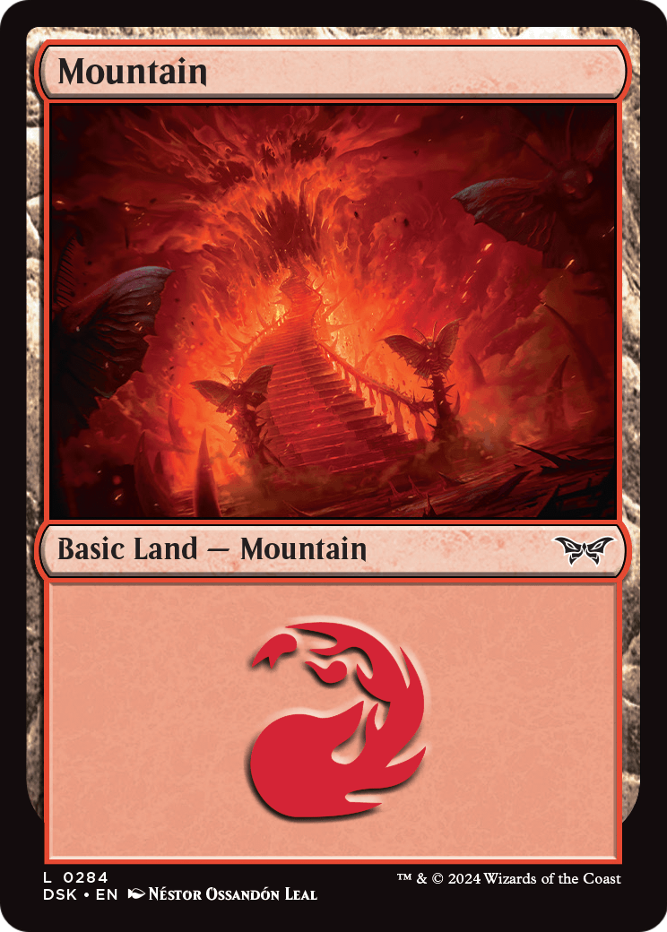 Mountain (0284) (DSK-284) - Duskmourn: House of Horror Foil