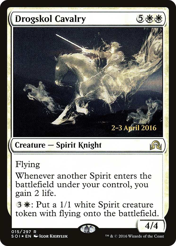 Drogskol Cavalry (PRE-015) - Shadows over Innistrad Promos Foil