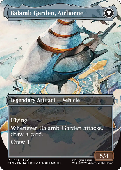 Balamb Garden, SeeD Academy (Borderless) (FIN-354) - FINAL FANTASY Foil