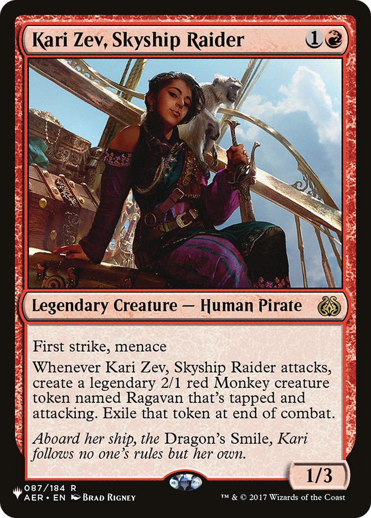 Kari Zev, Skyship Raider (LIST-087/184) - The List