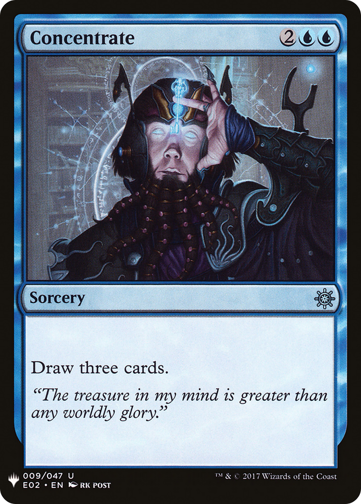 Concentrate (LIST-009) - The List