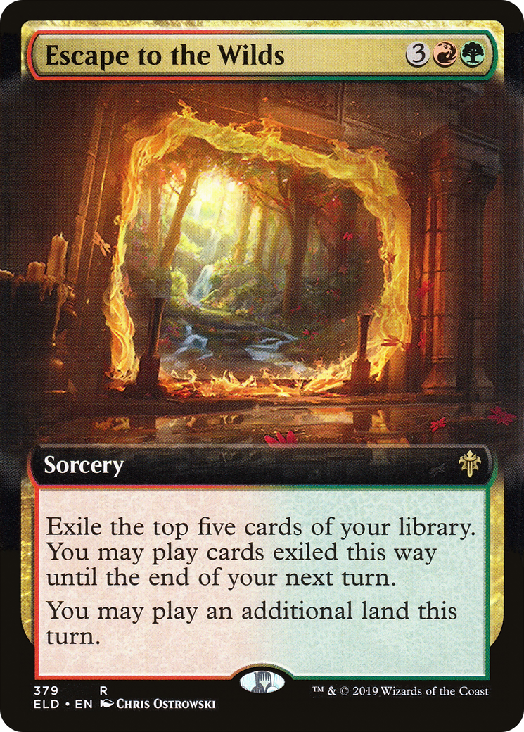 Escape to the Wilds (Extended Art) (ELD-379) - Throne of Eldraine: (Extended Art) Foil