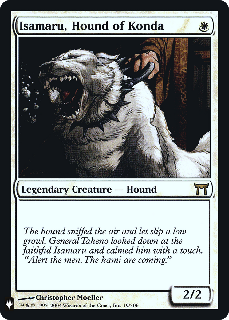 Isamaru, Hound of Konda (LIST-019) - The List Foil