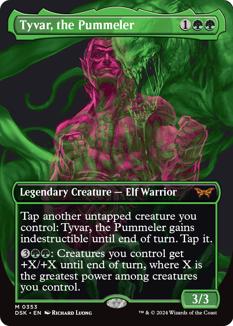 Tyvar, the Pummeler (Showcase) (DSK-353) - Duskmourn: House of Horror (Borderless)