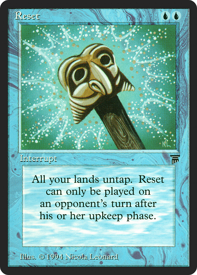 Reset (LEG-) - Legends