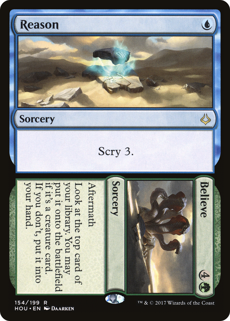 Reason // Believe (HOU-154) - Hour of Devastation Foil