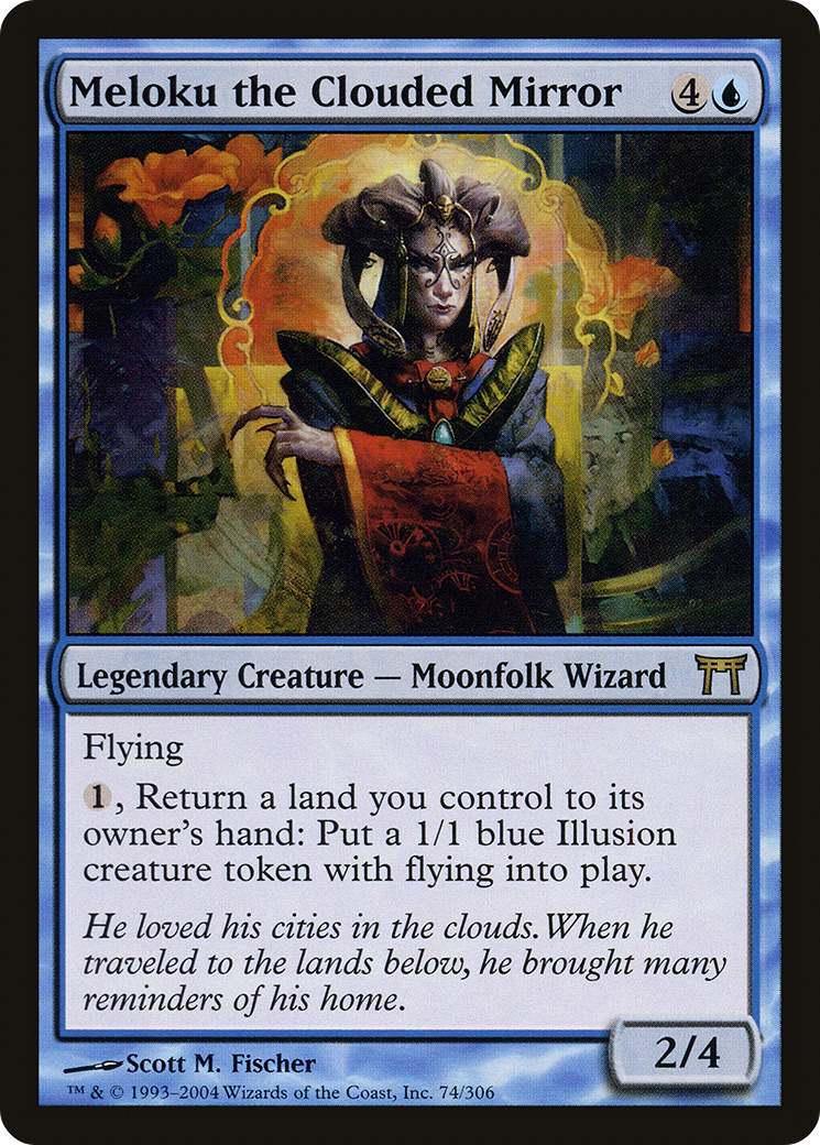 Meloku the Clouded Mirror (CHK-074) - Champions of Kamigawa
